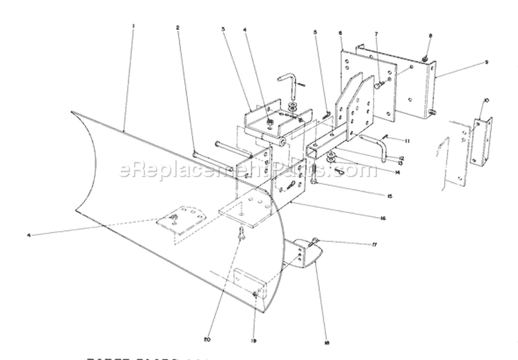 Page F Diagram and Parts List for 38035 4000001-4999999 - 1984 Toro Snow Blower