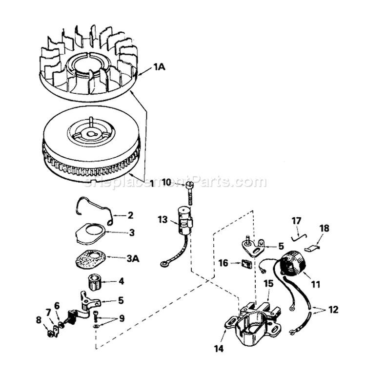 Page H Diagram and Parts List for 38035 4000001-4999999 - 1984 Toro Snow Blower