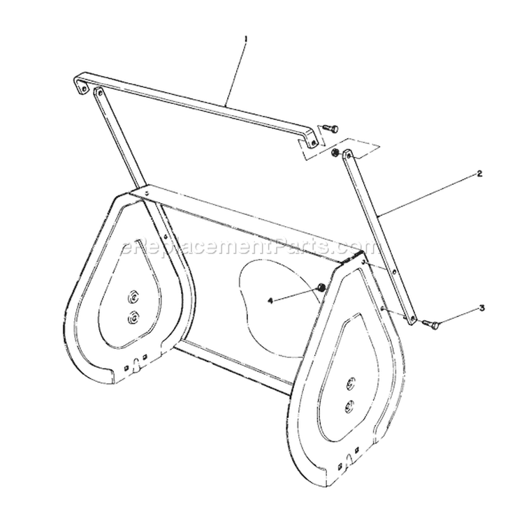 Page C Diagram and Parts List for 38035 6000001-6999999 - 1986 Toro Snow Blower