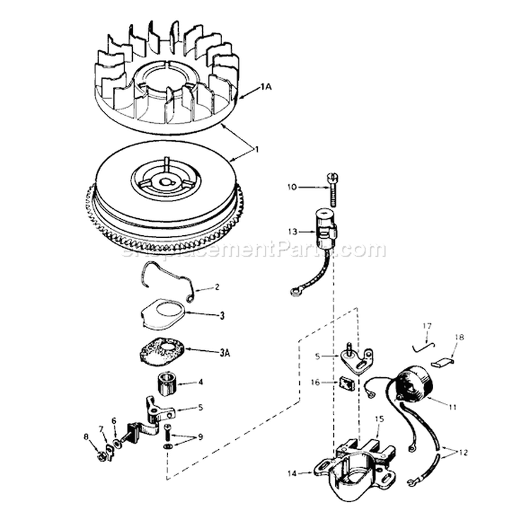 Page K Diagram and Parts List for 38050 0000001-0999999 - 1980 Toro Snow Blower
