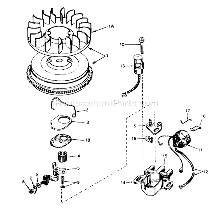 Page I Diagram and Parts List for 38040 3000001-3999999 - 1983 Toro Snow Blower