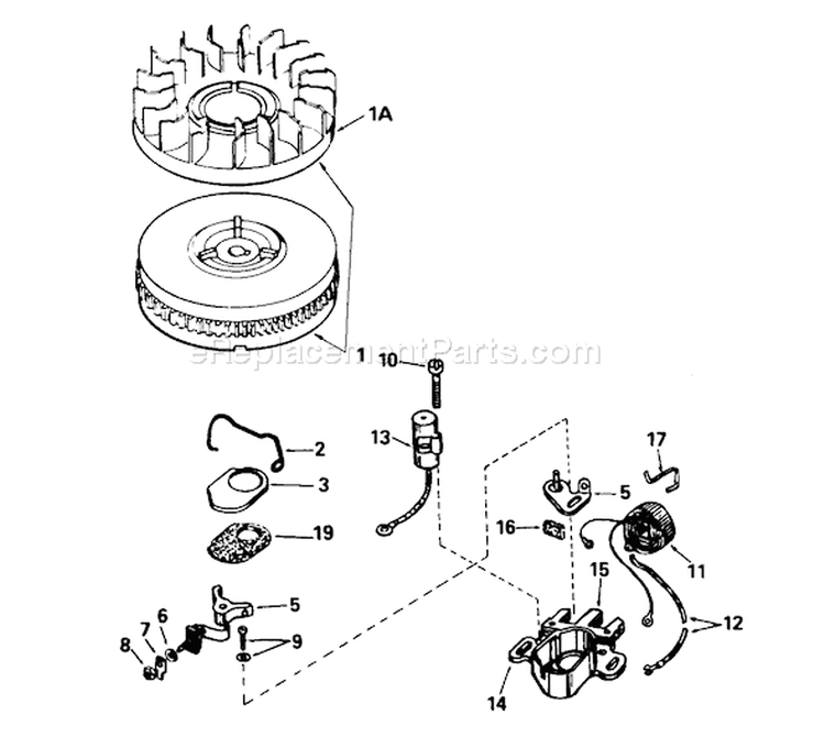Page K Diagram and Parts List for 38050 4000001-4999999 - 1984 Toro Snow Blower