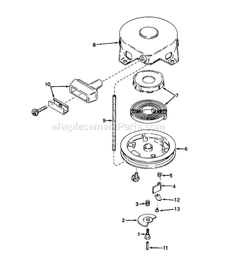 Page L Diagram and Parts List for 38040 8000001-8999999 - 1978 Toro Snow Blower