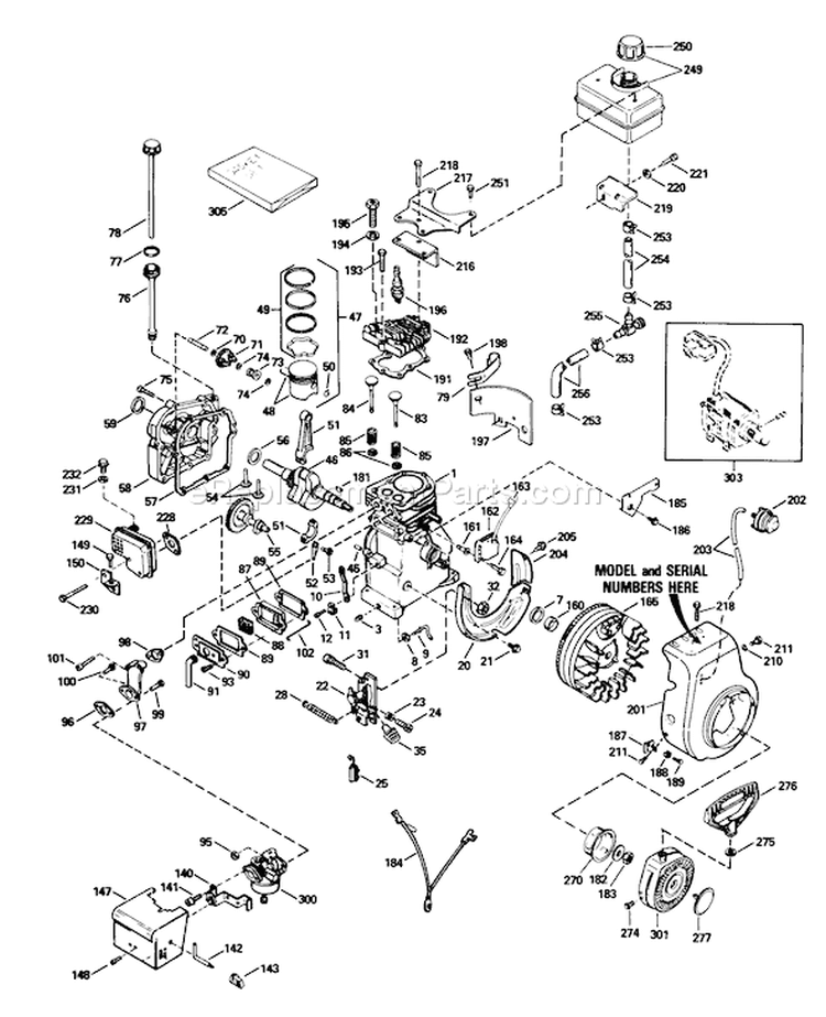 Page F Diagram and Parts List for 38052 2000001-2999999 - 1992 Toro Snow Blower