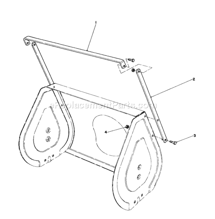 Drift Breaker Diagram and Parts List for 38052 6000001-6999999 - 1986 Toro Snow Blower