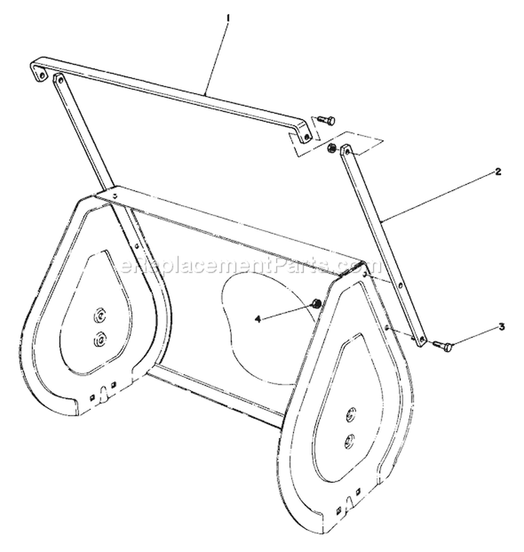Drift Breaker Diagram and Parts List for 38052 8000001-8999999 - 1988 Toro Snow Blower