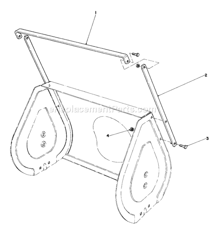 Drift Breaker Kit Diagram and Parts List for 38054 2000001-2999999 - 1992 Toro Snow Blower