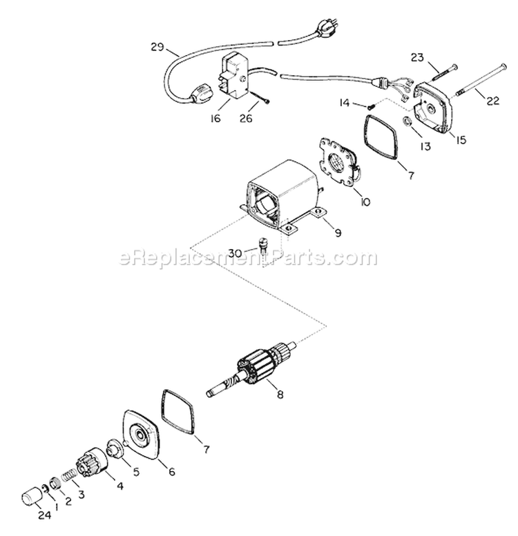Page J Diagram and Parts List for 38065 8000001-8999999 - 1988 Toro Snow Blower