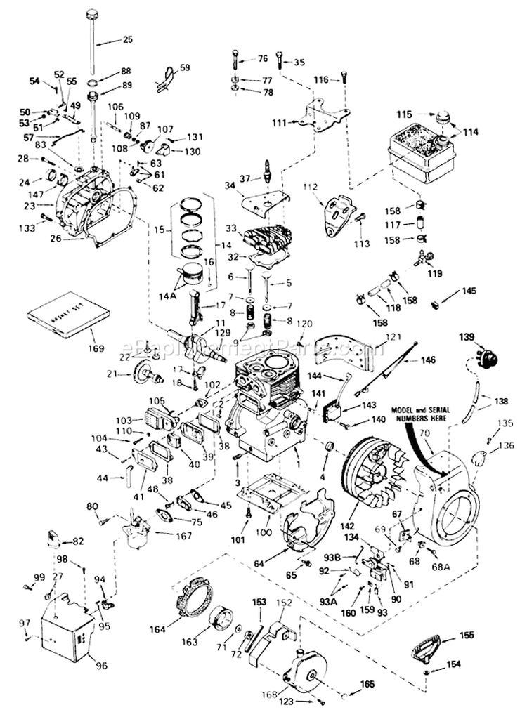 Page D Diagram and Parts List for 38065 8000001-8999999 - 1988 Toro Snow Blower