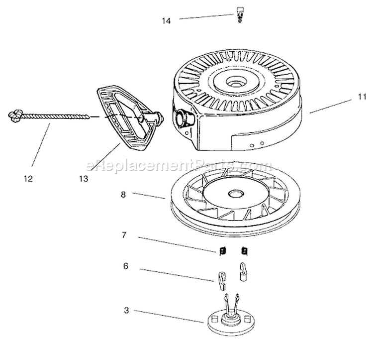 Page I Diagram and Parts List for 38072 7900001-7999999 - 1997 Toro Snow Blower