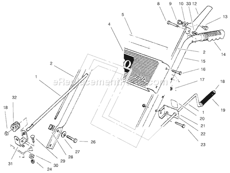 Page F Diagram and Parts List for 38072 9900001-9999999 - 1999 Toro Snow Blower