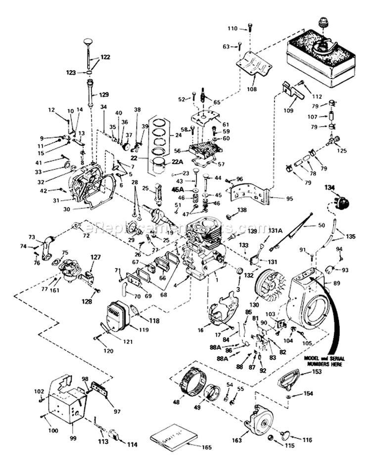 Page E Diagram and Parts List for 38080 7000001-7999999 - 1987 Toro Snow Blower