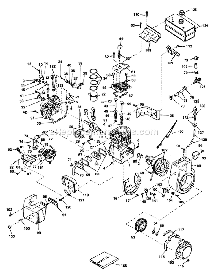Page D Diagram and Parts List for 38080 9000001-9999999 - 1979 Toro Snow Blower