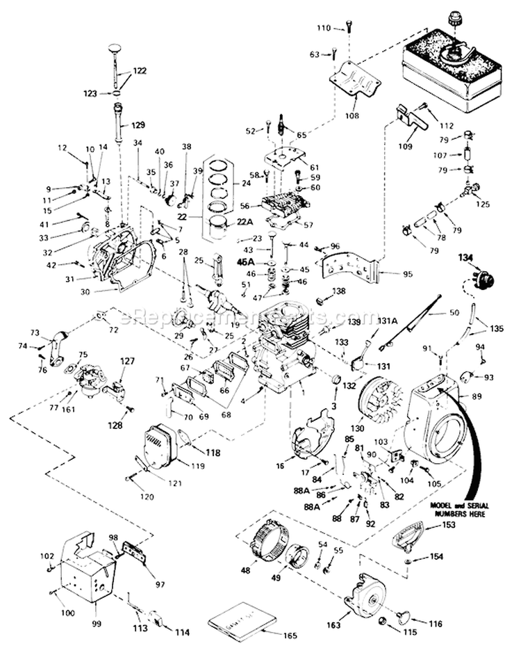 Page D Diagram and Parts List for 38085C 7000001-7999999 - 1987 Toro Snow Blower