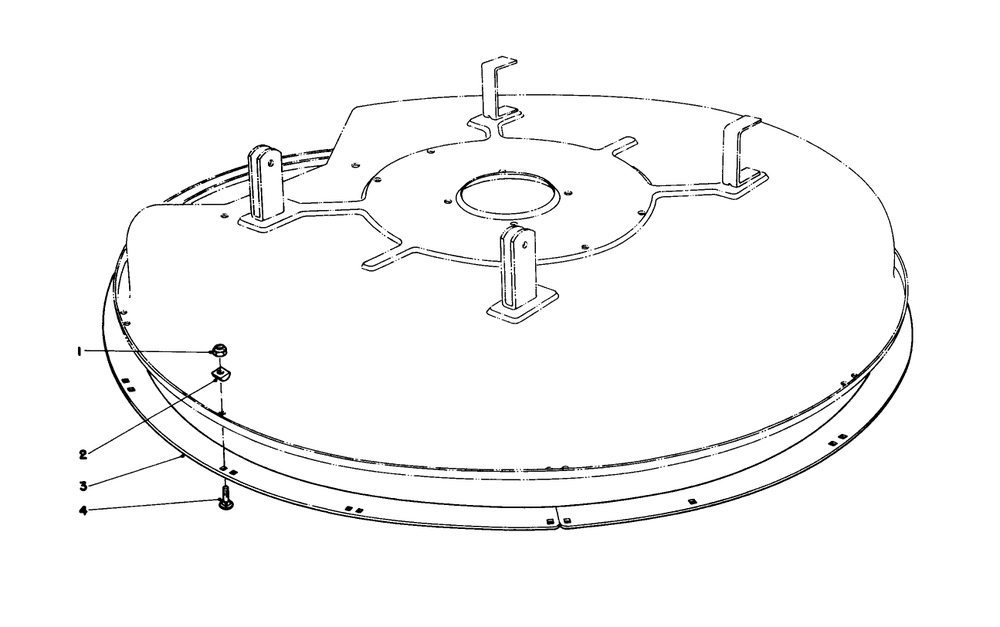 Wet Grass Bagging Kit No. 38-5730 Diagram and Parts List for 57375 0000001 - 0999999 Toro Lawn Tractor