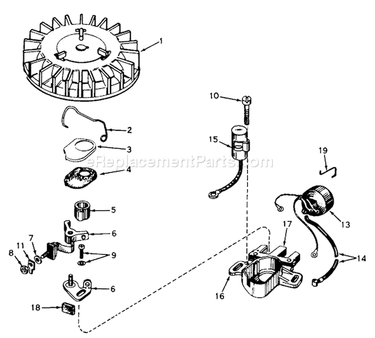 Page I Diagram and Parts List for 38120 0100000-0499999 - 1980 Toro Snow Blower
