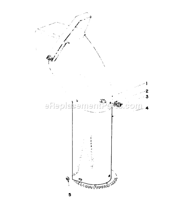 Page C Diagram and Parts List for 38150 5000001-5999999 - 1985 Toro Snow Blower
