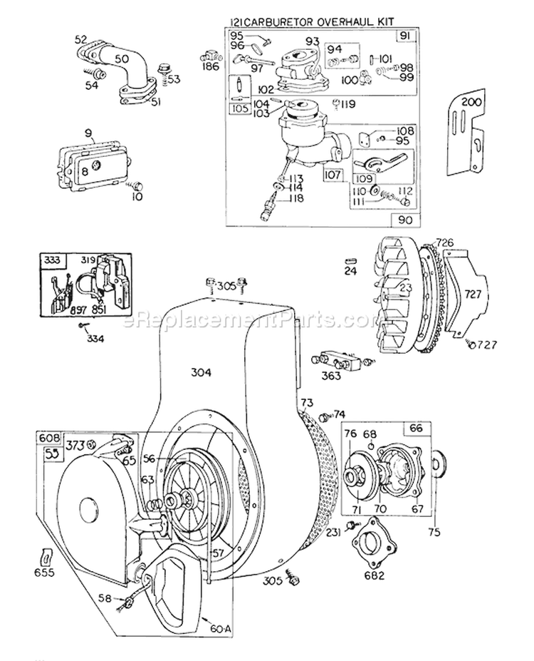Page G Diagram and Parts List for 38150 5000001-5999999 - 1985 Toro Snow Blower