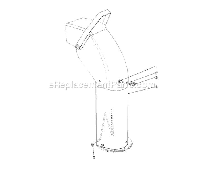 Page D Diagram and Parts List for 38150 6000001-6999999 - 1986 Toro Snow Blower