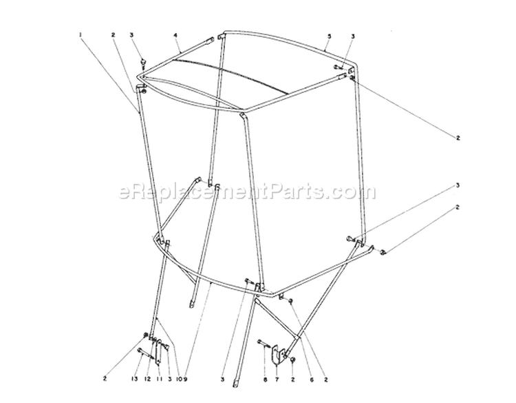 Page M Diagram and Parts List for 38150 9000001-9999999 - 1979 Toro Snow Blower