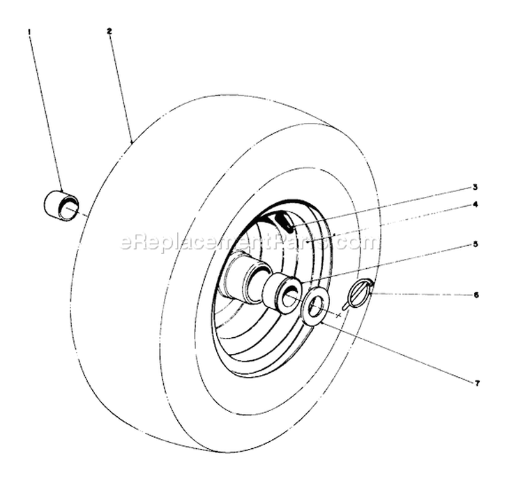 Page K Diagram and Parts List for 38155 5000001-5999999 - 1985 Toro Snow Blower