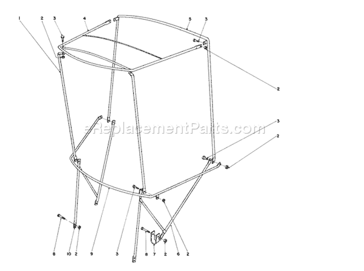 Page I Diagram and Parts List for 38155 5000001-5999999 - 1985 Toro Snow Blower