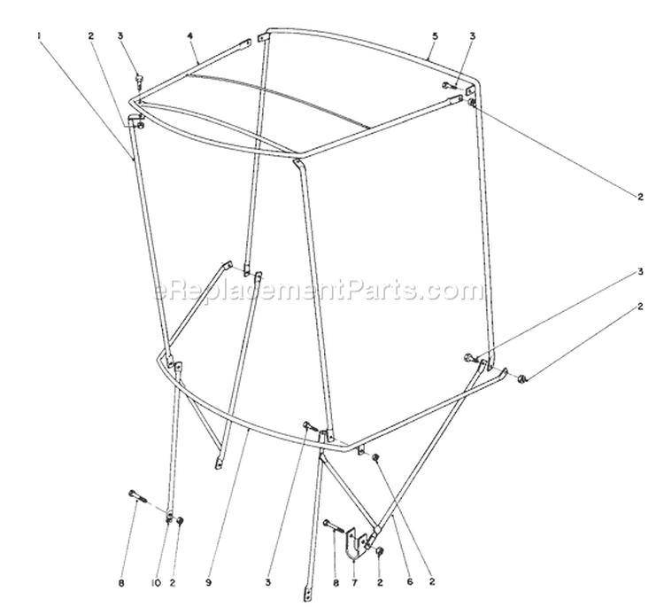 Page I Diagram and Parts List for 38155 7000001-7999999 - 1987 Toro Snow Blower