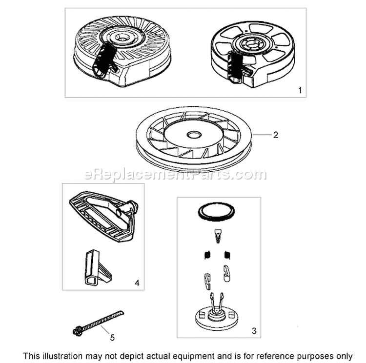 Rewind Starter Diagram and Parts List for 38182 290000001-290999999 - 2009 Toro Snow Blower