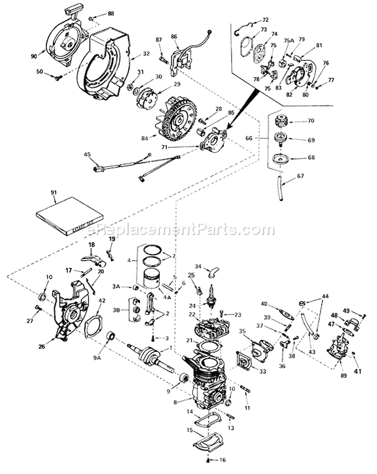 Page C Diagram and Parts List for 38235 3000001-3999999 - 1983 Toro Snow Blower