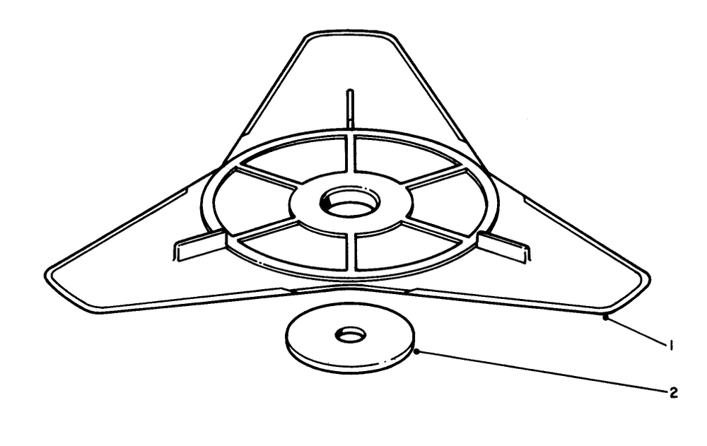 Flex Blade Kit No. 44-9870 (Optional) Diagram and Parts List for 51616 4000001 - 4999999 Toro Trimmer