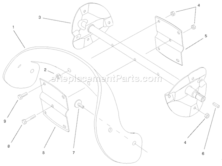 Page I Diagram and Parts List for 38405 200000001-200999999 - 2000 Toro Snow Blower