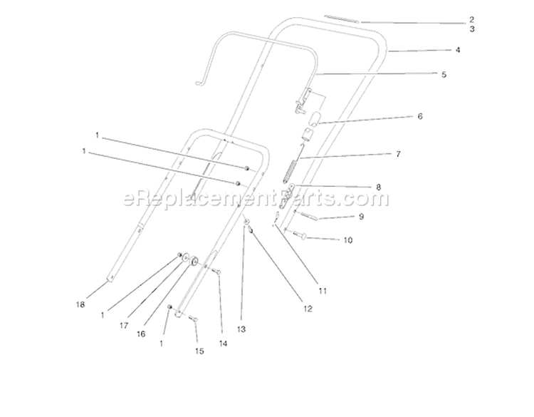 Page E Diagram and Parts List for 38409 8900001-8999999 - 1998 Toro Snow Blower