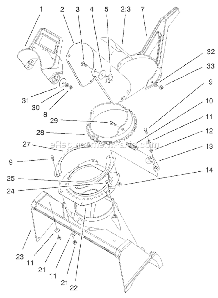 Page A Diagram and Parts List for 38419 200000001-200012436 - 2000 Toro Snow Blower