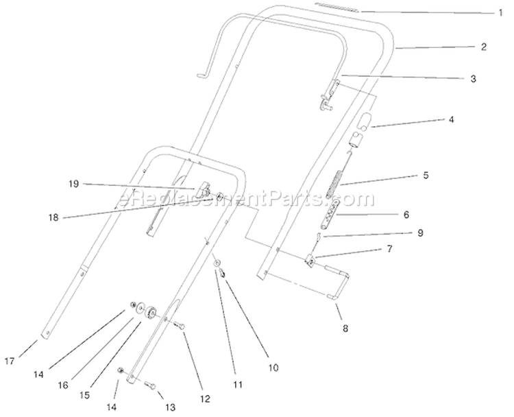 Page G Diagram and Parts List for 38419 200012437-200999999 - 2000 Toro Snow Blower