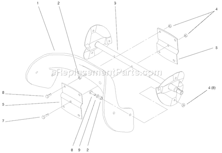 Page I Diagram and Parts List for 38419 200012437-200999999 - 2000 Toro Snow Blower
