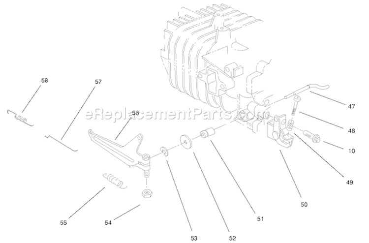 Page G Diagram and Parts List for 38431 7900001-7999999 - 1997 Toro Snow Blower