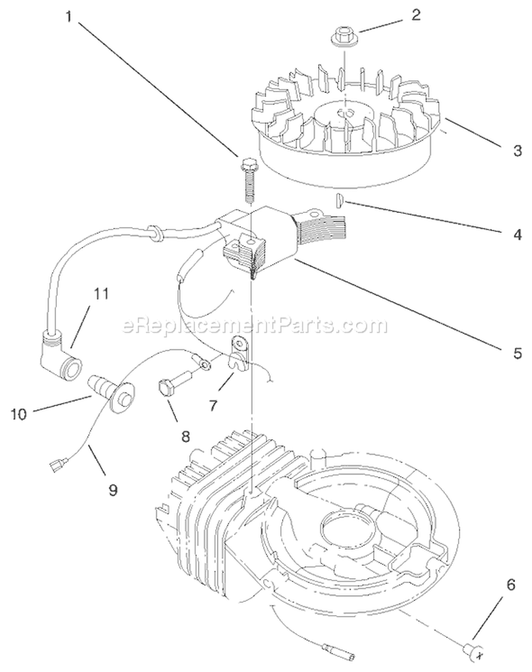 Page H Diagram and Parts List for 38431 8900001-8999999 - 1998 Toro Snow Blower