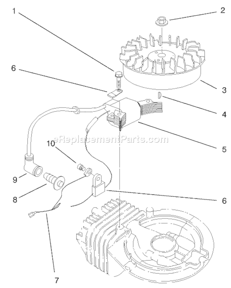 Page D Diagram and Parts List for 38436 8900001-8999999 - 1998 Toro Snow Blower