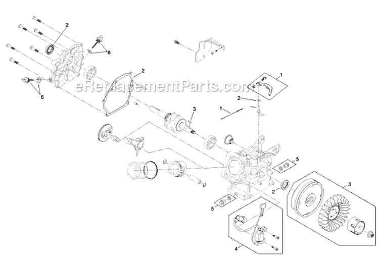 Engine 2 Diagram and Parts List for 38451 313002000-313999999 - 2013 Toro Snow Blower