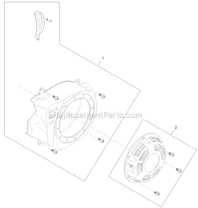 Engine 3 Diagram and Parts List for 38451 313002000-313999999 - 2013 Toro Snow Blower