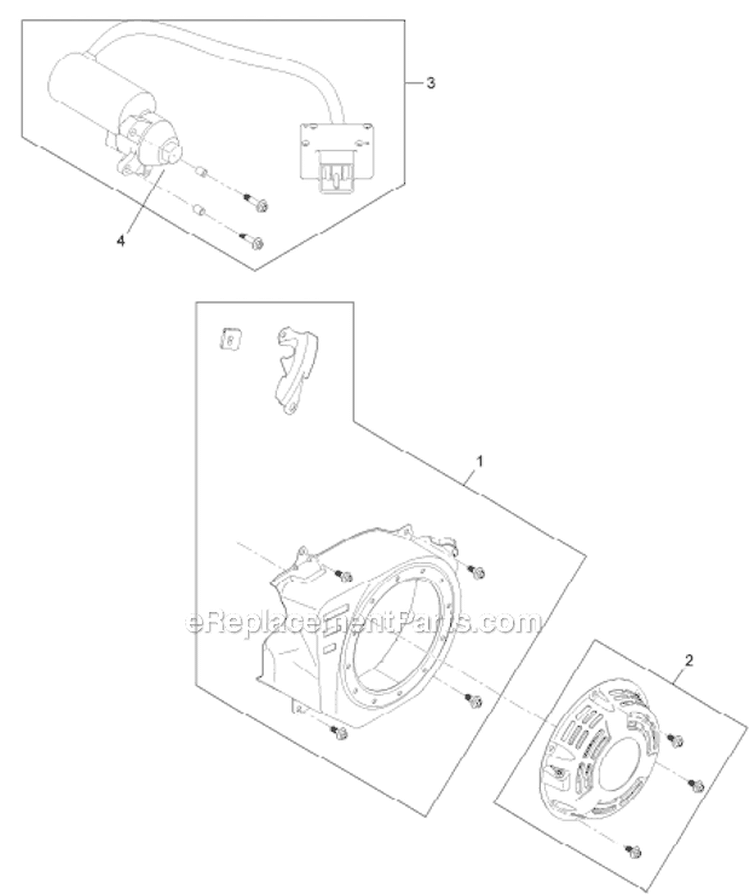 Engine 3 Diagram and Parts List for 38452 313000001-313999999 - 2013 Toro Snow Blower