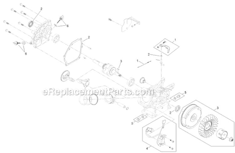 Engine 2 Diagram and Parts List for 38454 313002000-313999999 - 2013 Toro Snow Blower