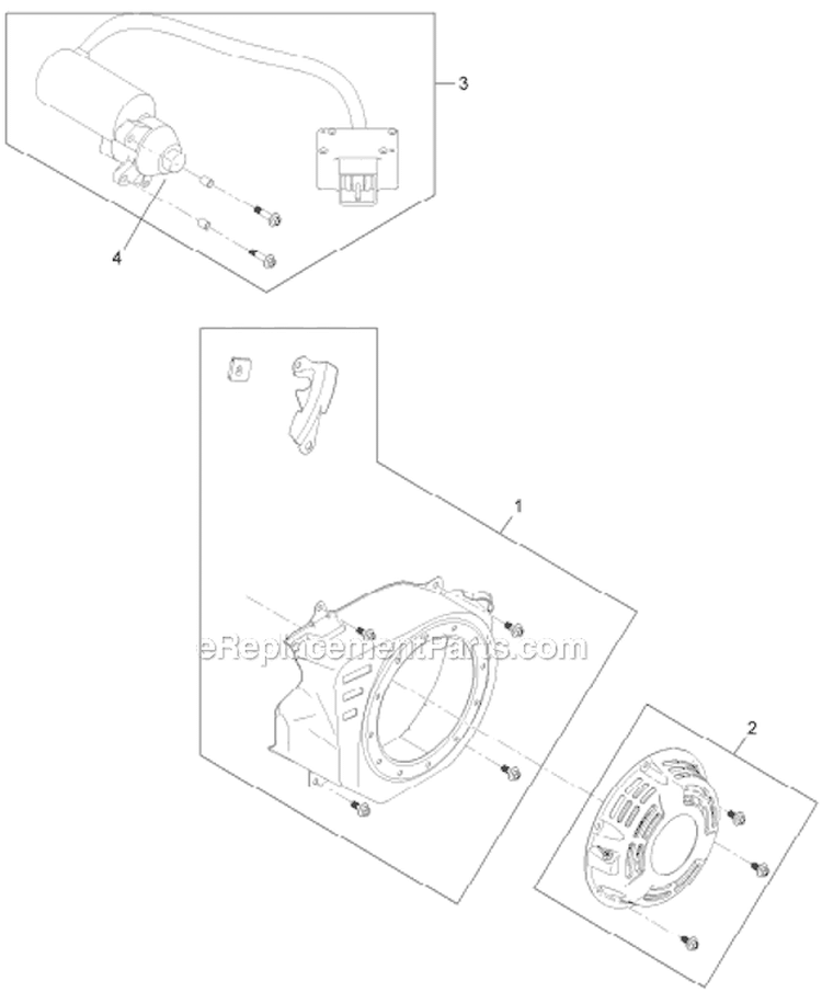 Engine 3 Diagram and Parts List for 38454 313002000-313999999 - 2013 Toro Snow Blower
