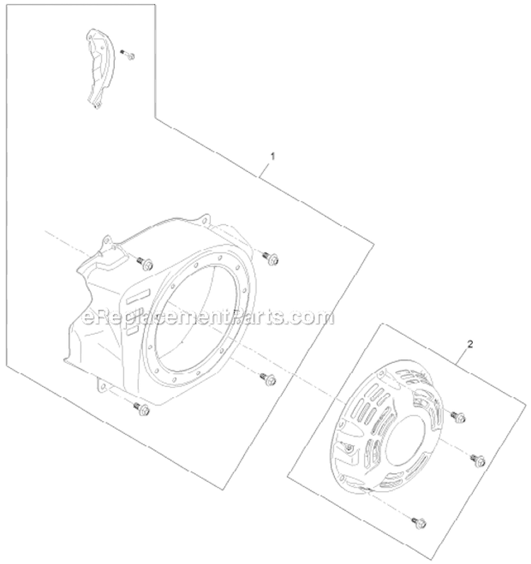 Engine 3 Diagram and Parts List for 38458 313000001-313999999 - 2013 Toro Snow Blower