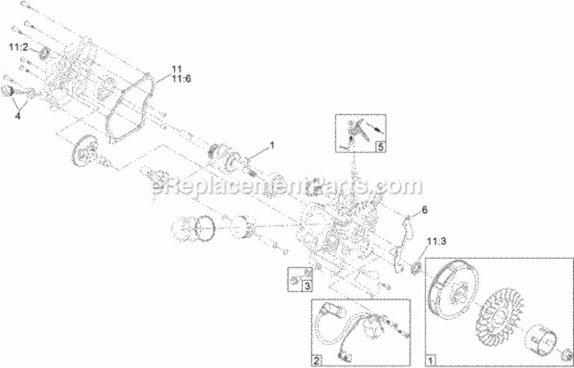 Engine_Assembly_No_2 Diagram and Parts List for 38472 315000001 - 315999999 Toro Snow Blower