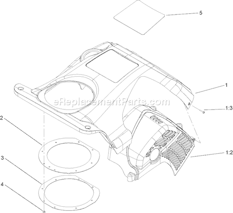 Page L Diagram and Parts List for 38516 240000001-240999999 - 2004 Toro Snow Blower