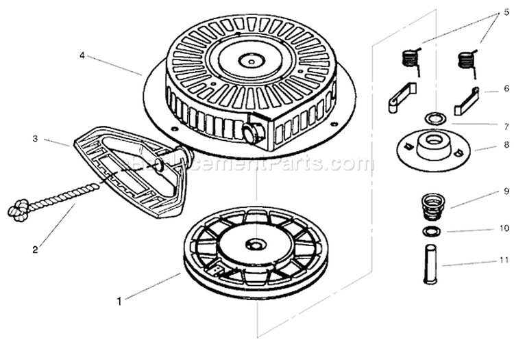 Page I Diagram and Parts List for 38546 99000001-99999999 - 1999 Toro Snow Blower