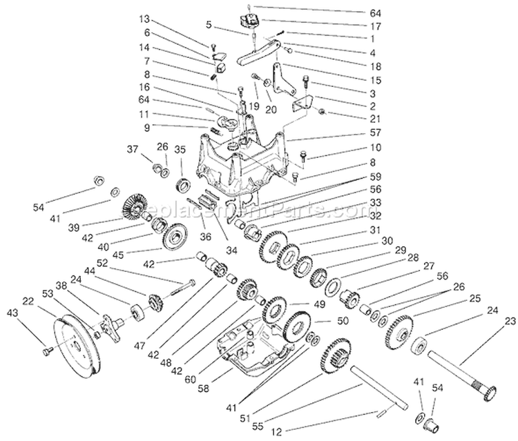 Page N Diagram and Parts List for 38079 220000001-220999999 - 2002 Toro Snow Blower