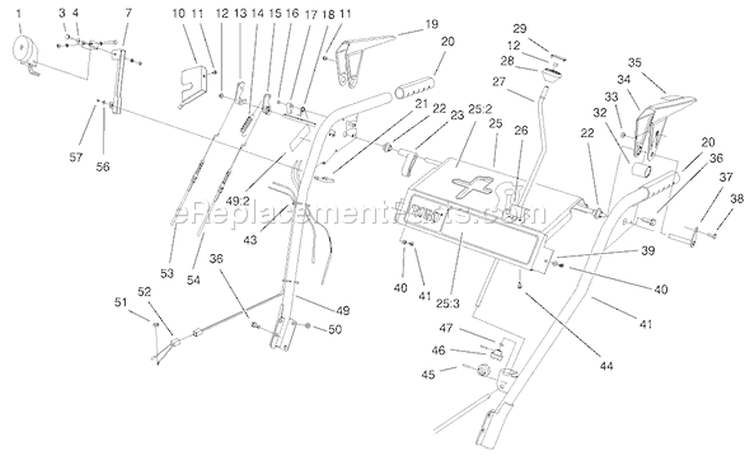 Page G Diagram and Parts List for 38079 220000001-220999999 - 2002 Toro Snow Blower