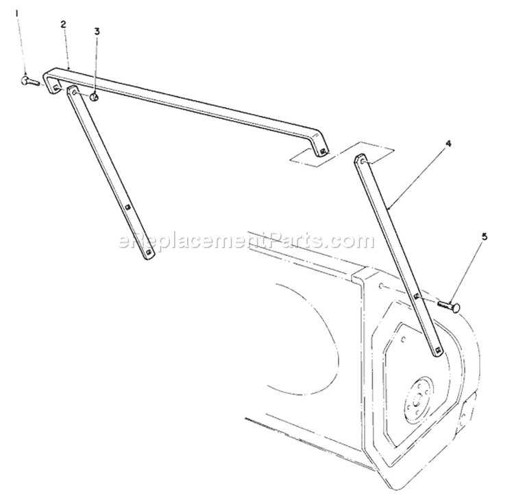 Drift Breaker Diagram and Parts List for 38570 3900001-3999999 - 1993 Toro Snow Blower